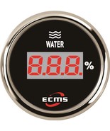 Marine Boat Digital Water Tank Level Gauge 0-190ohms 9-32V 52mm 2” 316L ... - $27.34 CAD