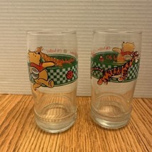 Vintage Winnie the Pooh & Tigger "Oh Bother" Disney Anchor Hocking Glasses - £7.81 GBP