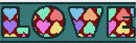 Pepita Needlepoint kit: Love Hearts, 10&quot; x 3&quot; - $78.00+