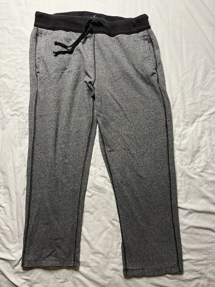 American Eagle Outfitters Joggers Men’s Large Gray Sweatpants Exercise W... - $20.00
