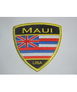 MAUI - HAWAIIAN FLAG (Embroidered Iron-on Patch) - $30.00