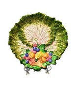 Fitz Floyd Cabbage Italian Fruit Serving Plate Platter Vintage 1990s 10 ... - £15.12 GBP