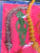 Oily Jigglers Monster Skeleton Alien Devil Halloween bugs red back Vinta... - $99.00