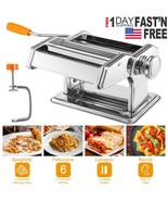 Stainless Steel Pasta Lasagna Spaghetti Tagliatelle Ravioli Maker Roller... - £46.28 GBP