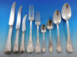Austrian 800 Silver Flatware Set Service Fitted Box 79 pieces with Bow &amp; Ribbon - £6,325.76 GBP