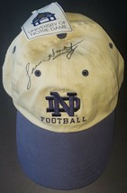 LOU HOLTZ SIGNED OFFICIAL NOTRE DAME FOOTBALL CAP FIGHTING IRISH HOF COA... - £88.32 GBP