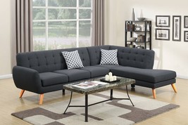 Ayrum Sectional Sofa Upholstered in Polyfiber - £968.27 GBP