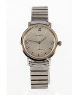 Wittnauer 10k Bianco Gold Filled Uomo Mano-Avvolgimento Abito Orologio D... - $517.13 CAD