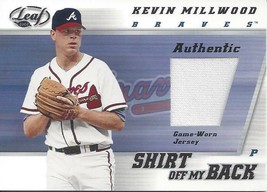 2002 Leaf Shirt Off My Back Kevin Millwood KM Braves - £3.14 GBP