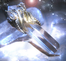 HAUNTED NECKLACE CRYSTAL OF THE SILVER FLAME MASTERS HIGHEST LIGHT MAGICK  image 2