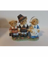 Cherished Teddies &quot;Faith Of Our Fathers&quot; Figurine Isaac, Jeremiah &amp; Temp... - $280.22 MXN