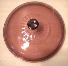 Corning Pyrex Round Cranberry Replacement Lid - 624-C - $18.00