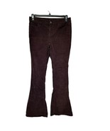 london jeans brown corduroy Flare Bell Bottom pants 90s Vintage Y2k Size 8 - $29.70