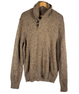 Eddie Bauer Shawl Collar Sweater Size Large Mens Brown Grandpa Academia ... - $1,115.25 MXN