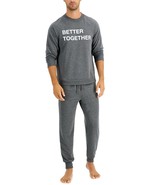 allbrand365 designer Mens Better Together Solid Pajama,Grey,Large - £19.78 GBP