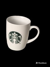  Starbucks 2013 Coffee Mug Cup White Classic Green Mermaid Logo - £5.43 GBP