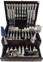 Burgundy by Reed &amp; Barton Sterling Silver Flatware Set 18 Service 157 Pc... - £8,309.30 GBP