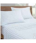 South Point Home Fashions Sheet Set Blue Multicolor Dorian 4-Piece Soft - $68.75 CAD