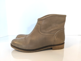 Lucky Brand Garmann Ankle Boot Western Pull On Tan Leather Women’s 8.5 M Shoes  - £14.98 GBP