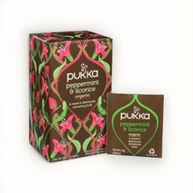 NEW Pukka Organic Peppermint &amp; Licorice x 20 Tea Bags - £18.78 GBP