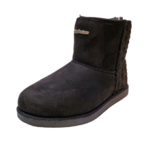 Juicy Couture Womens Shoes JC-Kave Fabric Slip On Winter Boots Black 8M - £45.39 GBP