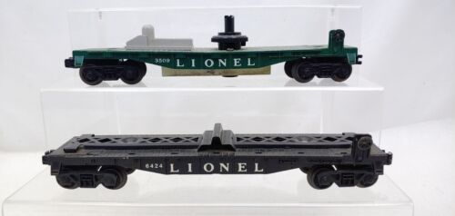 Lionel Trains Post War O Gauge 3509 Satellite Launch Car &amp; 6424 Auto Car - $19.79