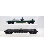 Lionel Trains Post War O Gauge 3509 Satellite Launch Car &amp; 6424 Auto Car - $371.00 MXN