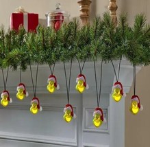 Gemmy Dr. Seuss The Grinch Musical LED Light String Christmas Lights - £27.35 GBP