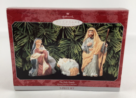 Hallmark Keepsake Christmas Tree Ornament Holy Family Blessed Nativity Set 1998 - £26.92 GBP