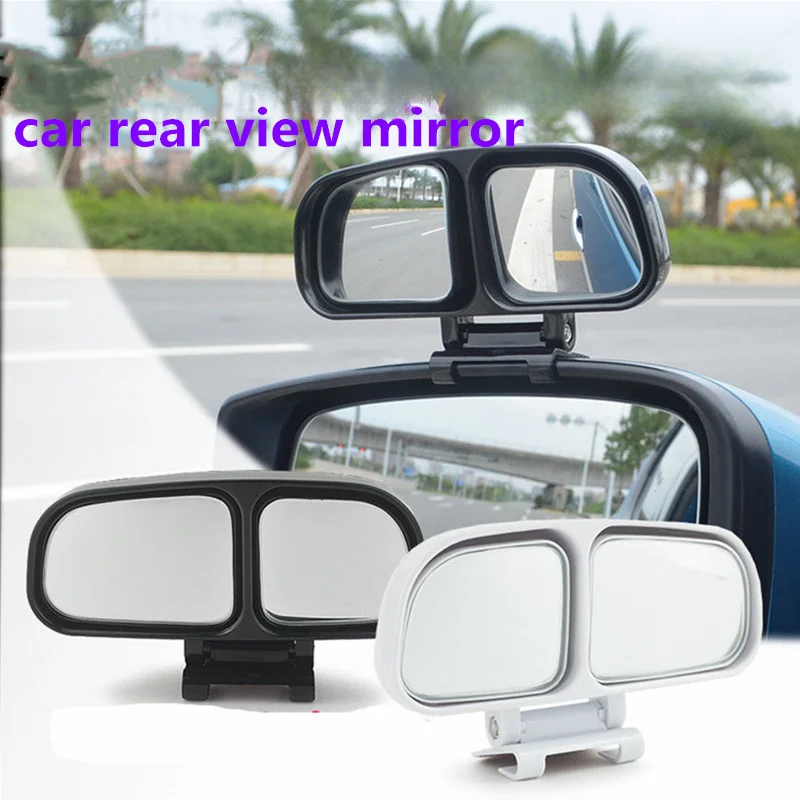 E hd blind spot mirror adjustable car rearview convex mirror for car reverse wide angle thumb200