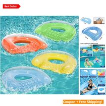 4-Pack XL Pool Floats - U-Shaped Inflatable Chairs in Vibrant Dopamine C... - $78.16