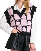 Peach Love Not Your Boo Sweater Vest Pink - $28.00
