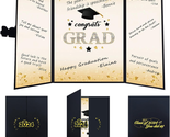 2024 Graduation Guest Book Alternative, Black Gold Class of 2024 Graduat... - £21.89 GBP