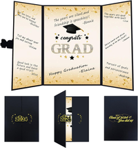 2024 Graduation Guest Book Alternative, Black Gold Class of 2024 Graduation Part - £21.55 GBP