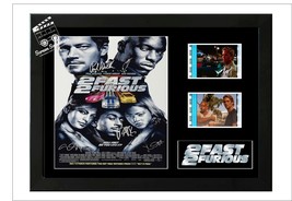 2 Fast 2 Furious Original film cell display Cast signed Amazing collecta... - $262.79 MXN+