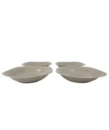 Vintage 80s Set of 4 Mikasa Japan Bedford Beige Rimmed Soup Bowls Color ... - $457.42 MXN