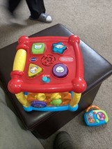 VTech Busy Learners Activity Cube (RED)Tested - £8.88 GBP