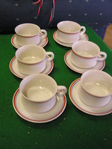 Delightful DEMITASSE Set of 6 Cups and Saucers - £9.74 GBP