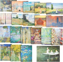 20 Set of Claude Monet Posters for Home Decor, Matte Laminated Fine Art ... - $37.99
