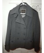 GEOX RESPIRA Womens Coat 12 Classic Gray Wool Jacket Outerwear Lined $175 - $39.59