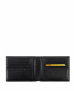 Tumi  Delta Global - ID Lock Shielded Double Billfold Black Leather Wallet - $110.00