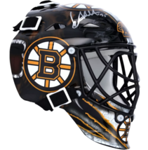 Linus Ullmark Autographed Boston Bruins Mini Goalie Mask Fanatics - £128.48 GBP
