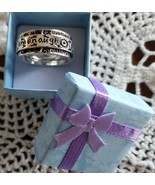 Inspirational ~ &quot;I am enough&quot; ~ Silver in Color ~ Wide Band ~ Size 10 Ring - $285.35 MXN