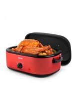 18Qt Electric Roaster Oven with High Dome Lid, 8X Bonded Granite Enamel,... - $1,428.69 MXN