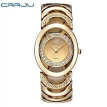 Reloj de cuarzo dorado para mujer, pulsera de marca de lujo, regalos par... - £31.44 GBP