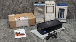 Solar Power Bank Battery Pack 80000 mAh / 296Wh PS8W+ Black Bundle New - $42.99