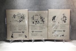 The first ever Moomin-themed ADs 1-3/10, from 1950's - $277.20