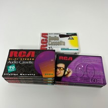 RC60 Pack of 5  RCA 60 Minute Audio Cassette Tapes Stereo Hi-Fi NEW Sealed - $12.13