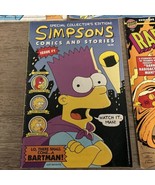 Lot of 5 Simpsons Comics #1, 4-6 Busman #1 Radioactive Man #412 - £23.56 GBP