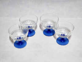 Williams Sonoma MIAMI CLEAR Champagne Glass / Dessert Dish - Set Of 4 - ... - $30.59